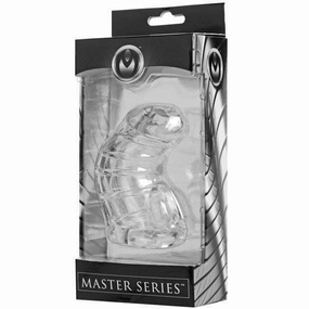 Master Series - Detained Soft Body Chastity Cage (Clear)