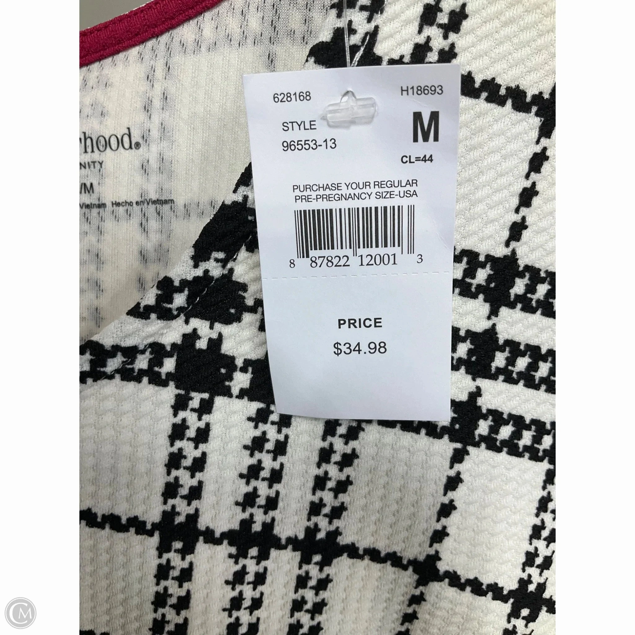 Maternity Top Short Sleeve By Motherhood, Size: M
