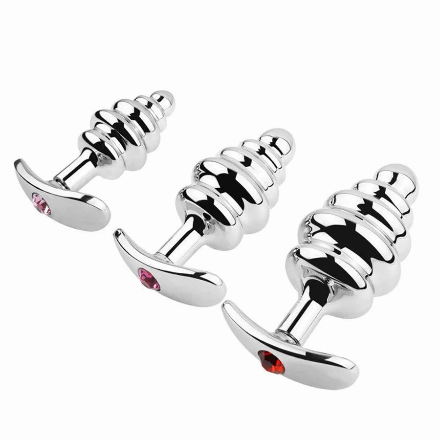 Metal Thread Butt Plug Sex Toy