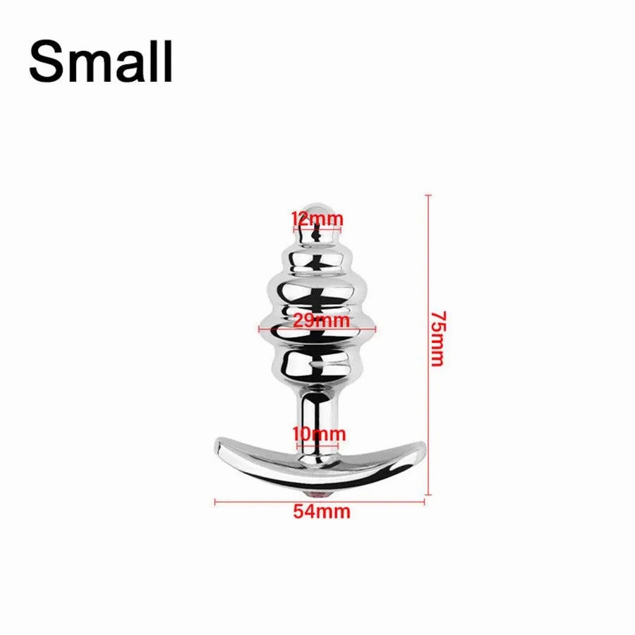 Metal Thread Butt Plug Sex Toy