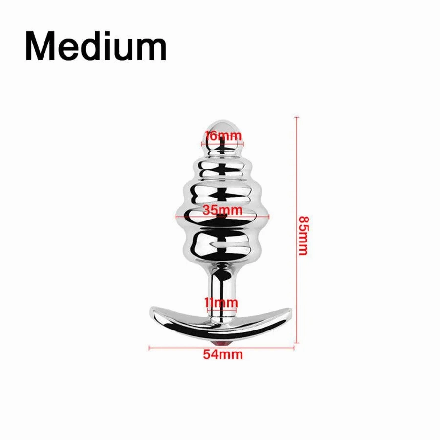 Metal Thread Butt Plug Sex Toy
