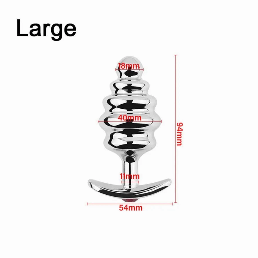 Metal Thread Butt Plug Sex Toy