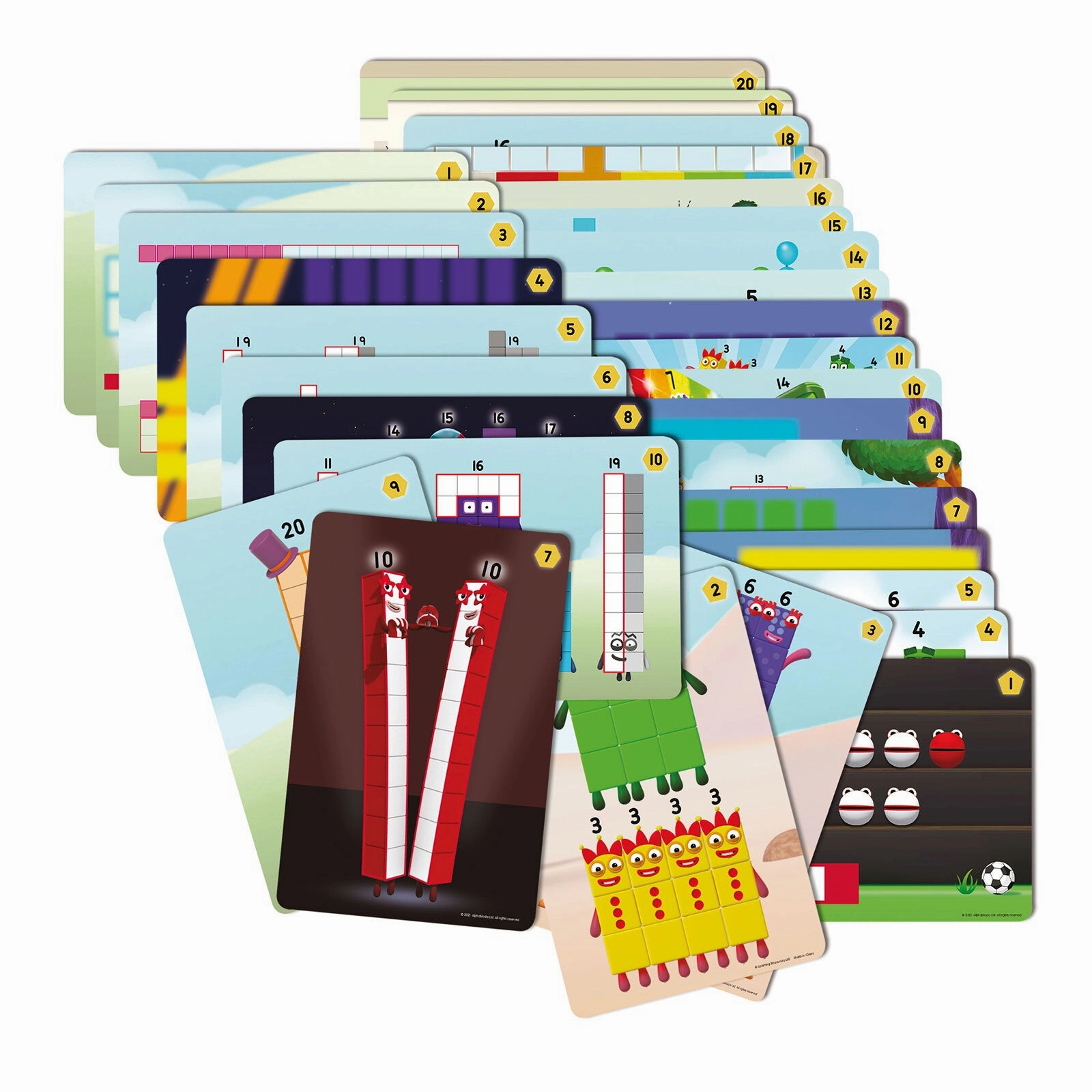 Numberblocks Mathlink Cubes Numberblocks 11-20 Set