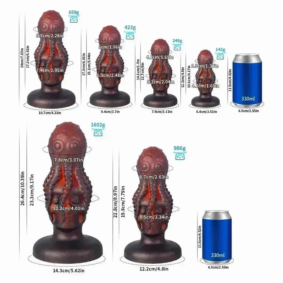 Octopus Silicone Butt Plug