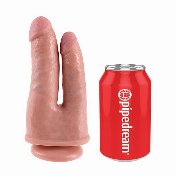Pipedream - King Cock Double Penetrator Dildo  (Flesh)