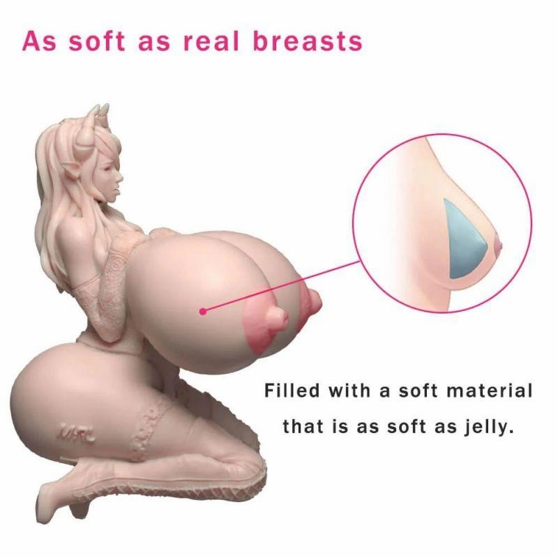Propinkup Double Channels Anime Sex Doll Big Hailey with Lifelike Jelly Breasts 3.7kg Max Version