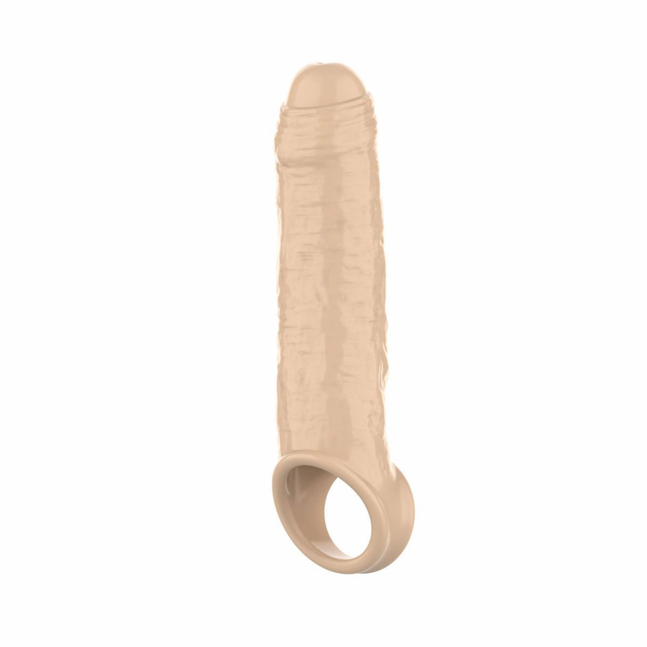 Realistic Uncircumcised Penis Extender - Available in Two Options!