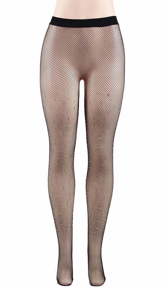 Rhinestone Pantyhose - One Size Fits Most
