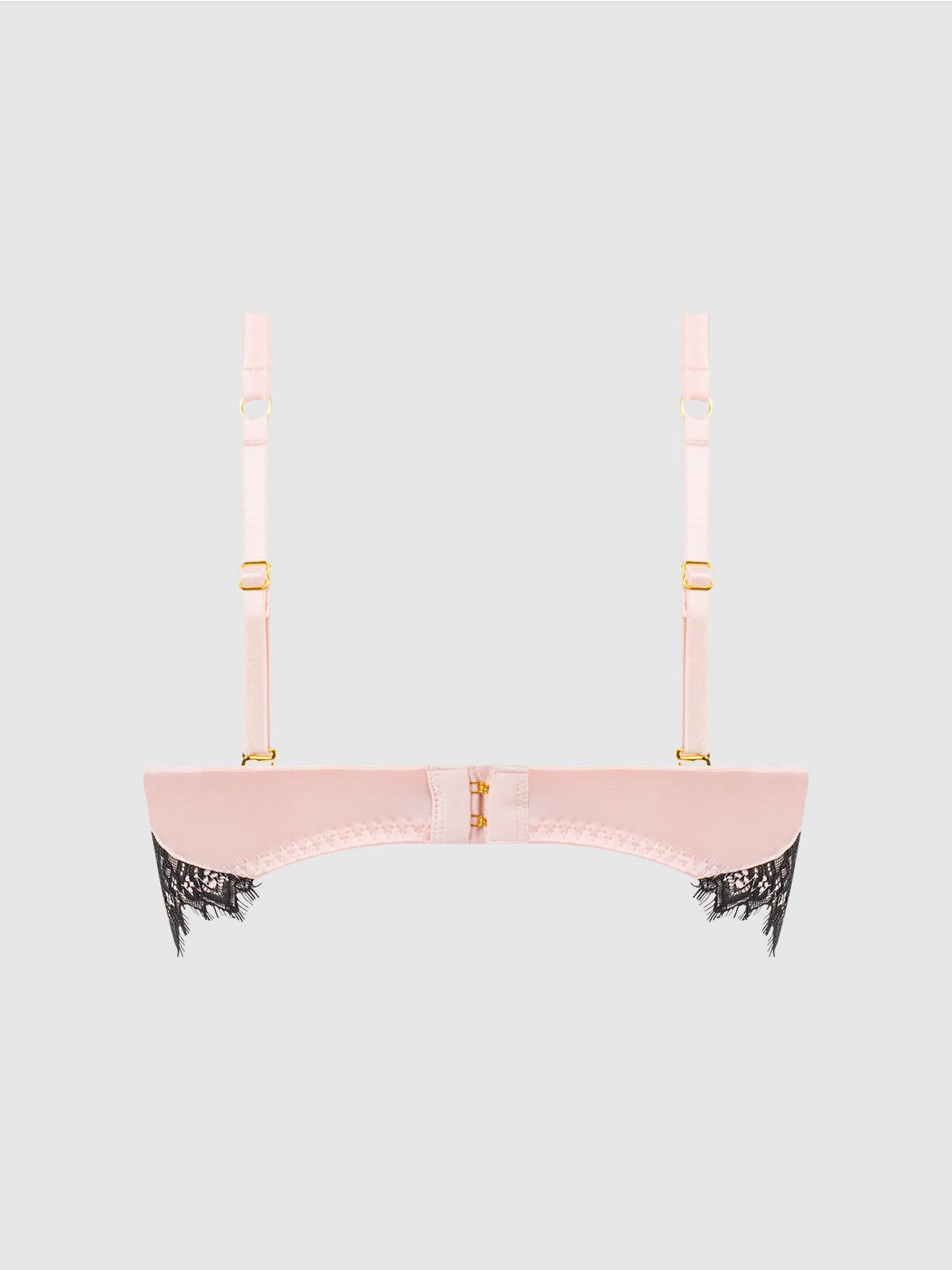 Rising Star Plunge Push Up Bra in Petra Satin