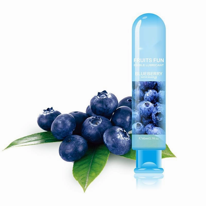Sex lube Fruit Flavored Water Based Personal Edible Gel Sex Lubricant 80ML