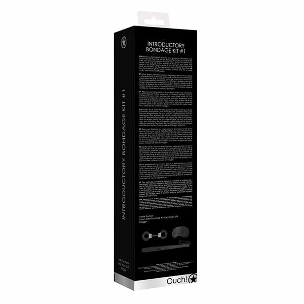 Shots - Ouch BDSM Beginners Introductory Bondage Starter Kit #1 (Black)