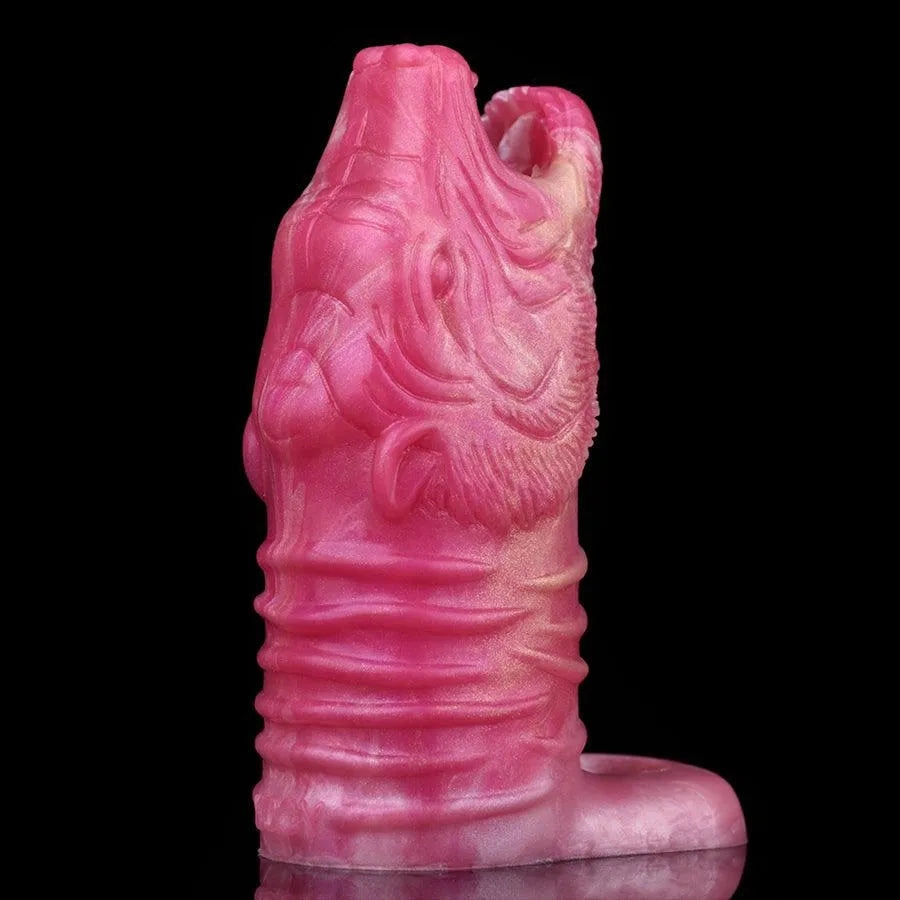 Silicone Dragon Cock Girth Sleeve for Men