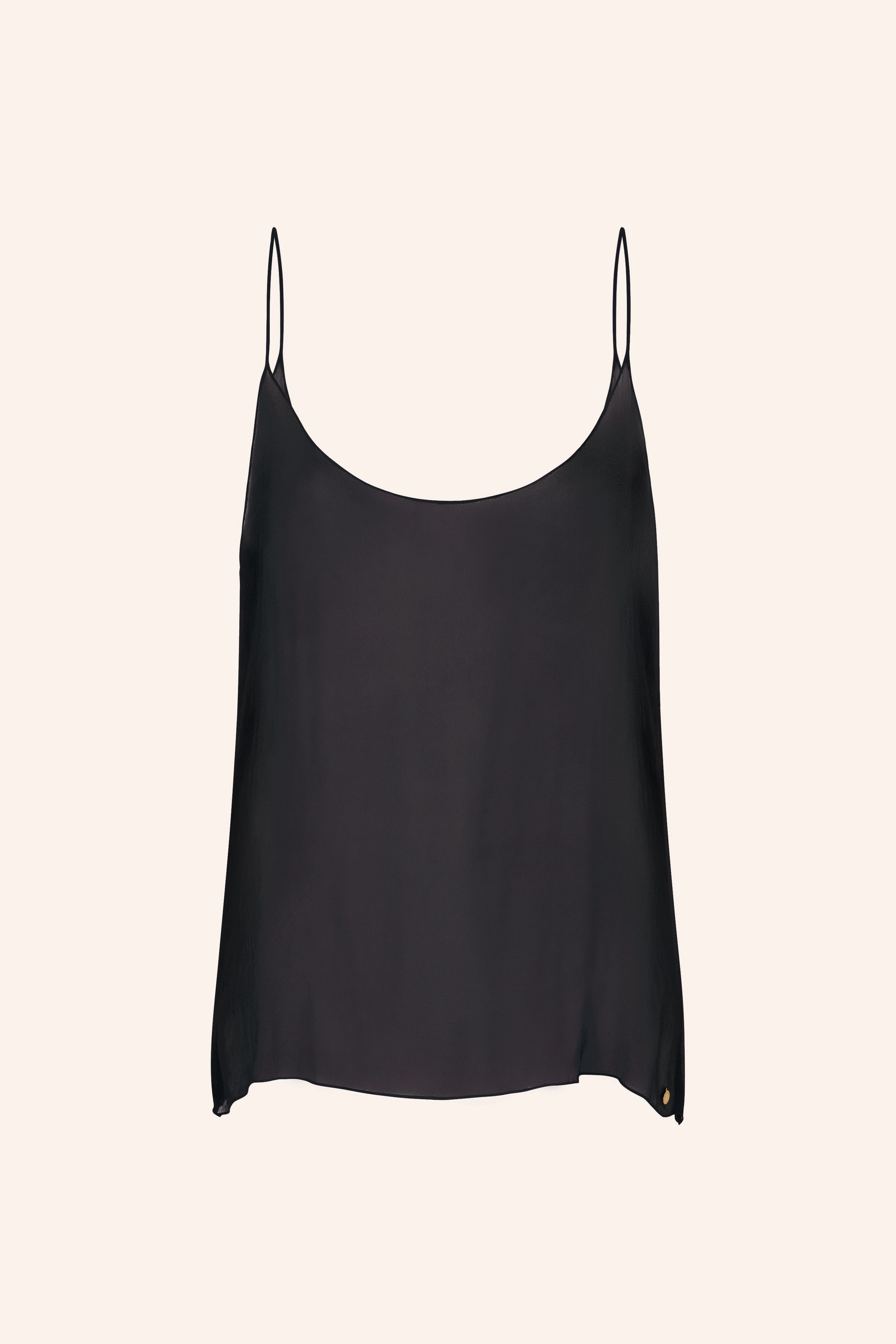 Silk Caraco Black