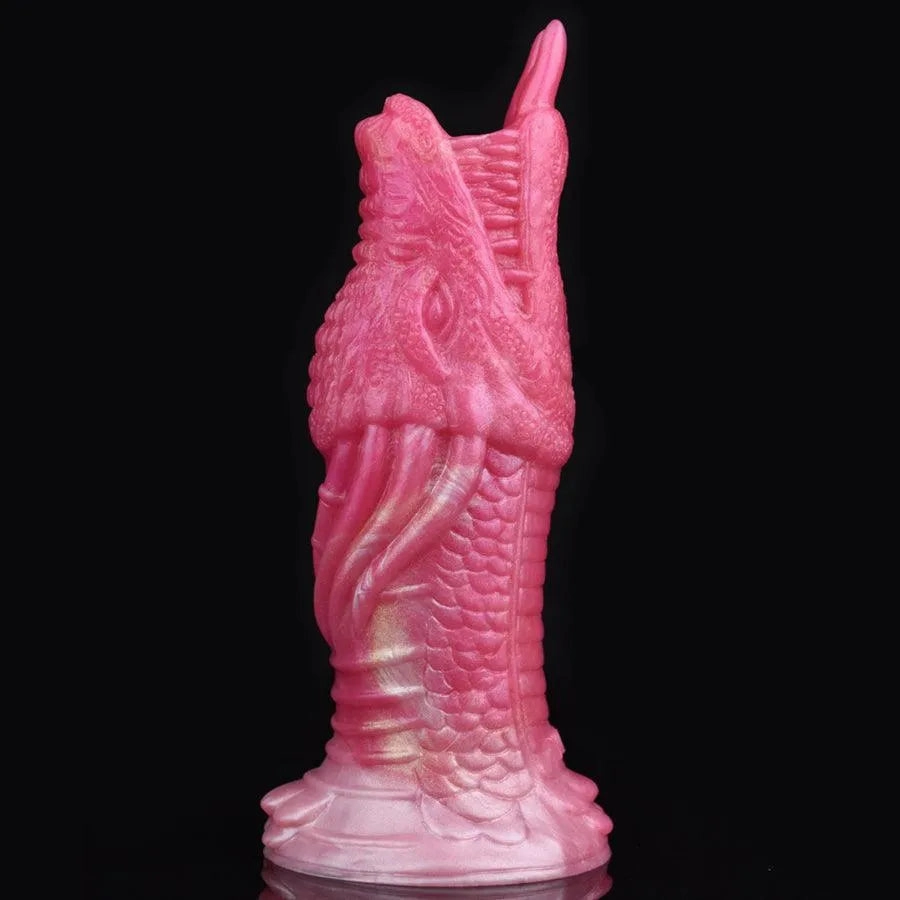Soft Silicone Dragon Penis Girth Sleeve Toy