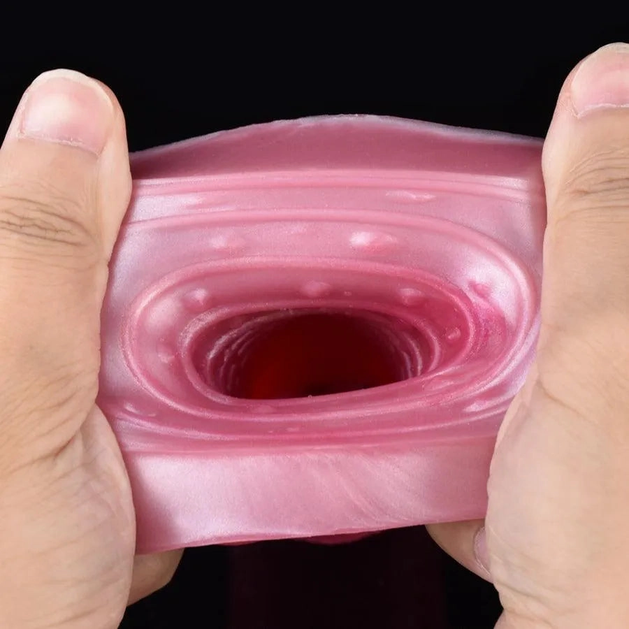Soft Silicone Dragon Penis Girth Sleeve Toy