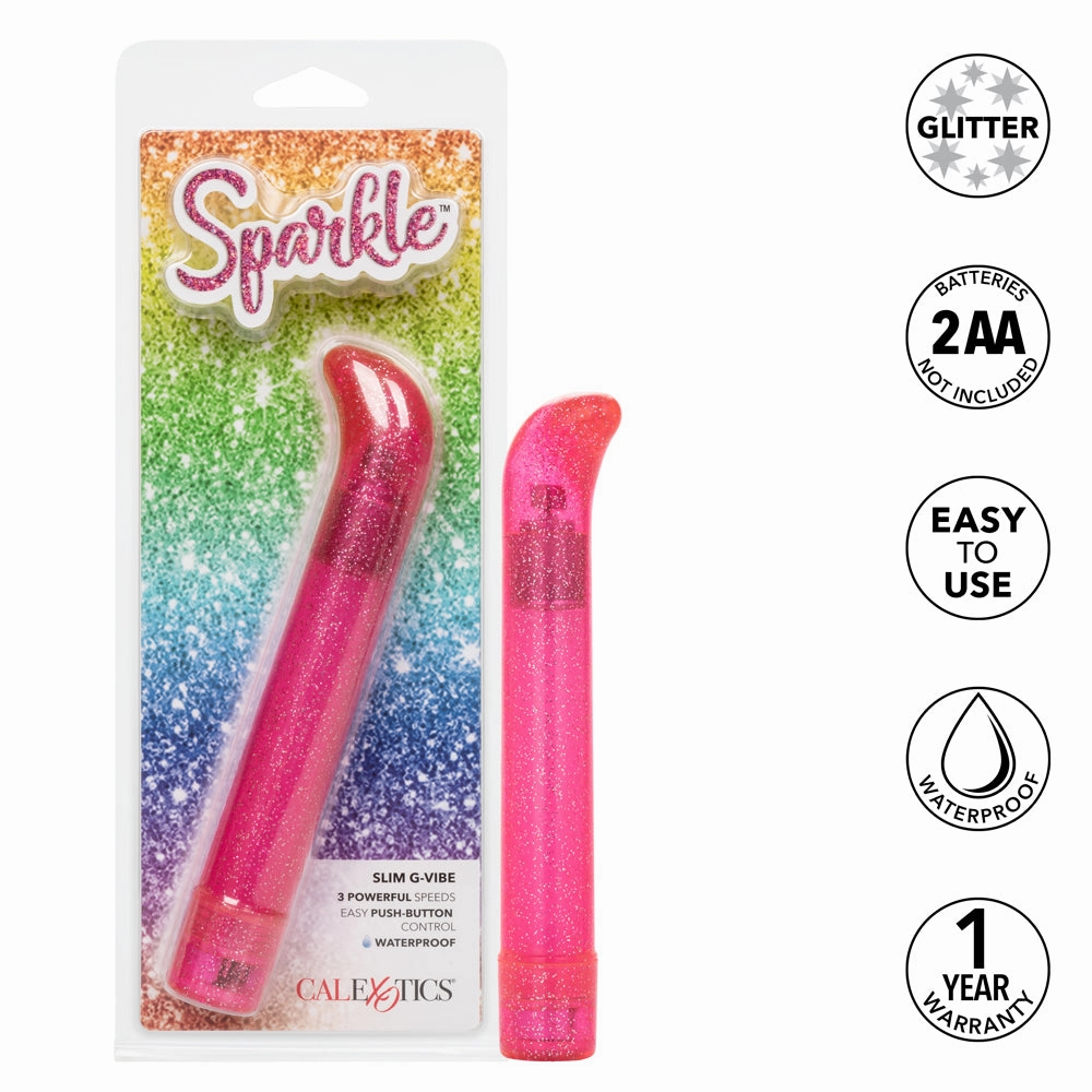 Sparkle 3-Speed Waterproof Slim G-Vibe
