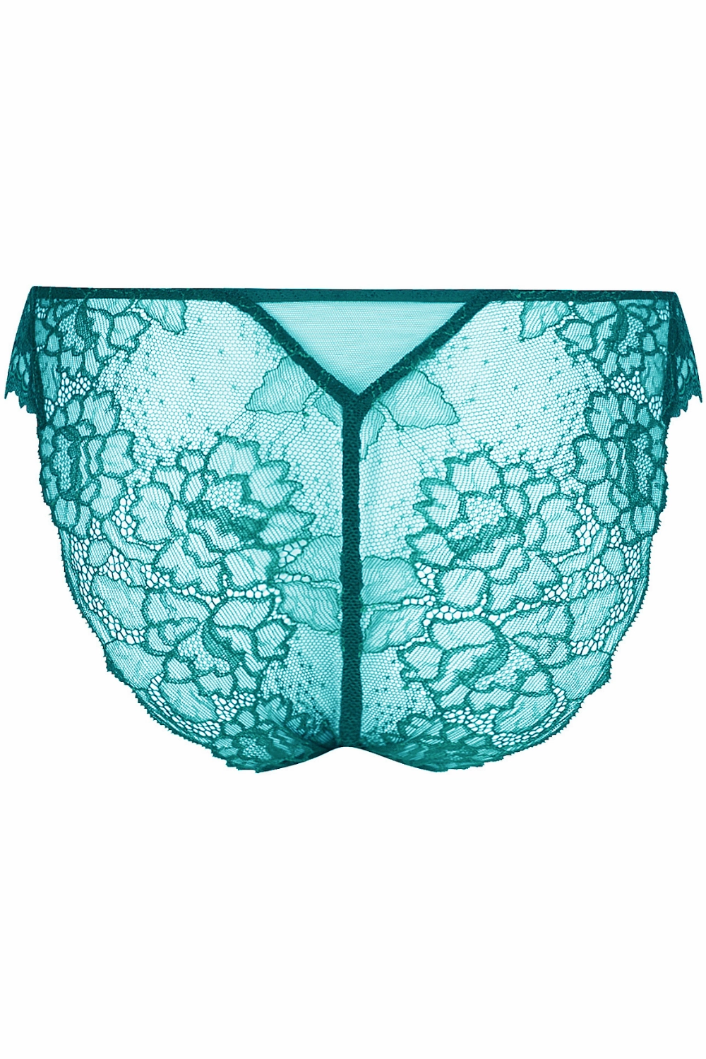Sublime En Dentelle Italian Brief in Green