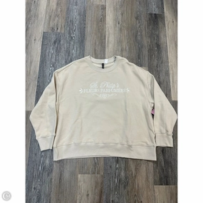 Sweatshirt Crewneck By Divided In Cream, Size: Xxl