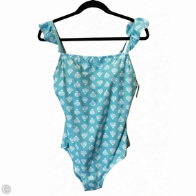 Swimsuit By Kona Sol In Blue & Cream, Size: L