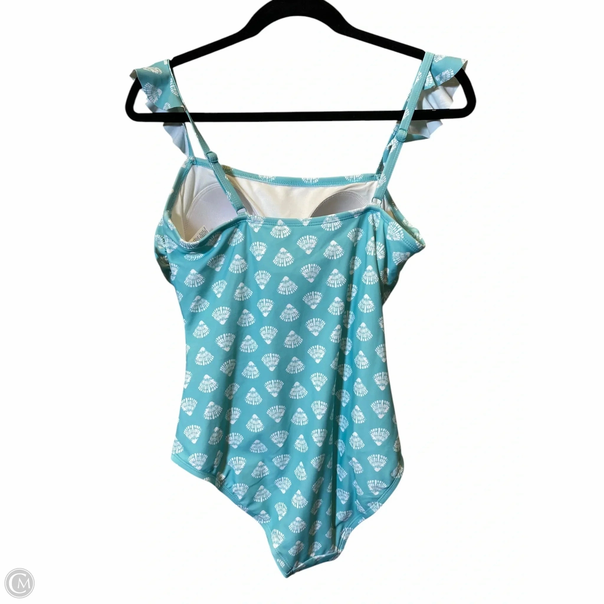 Swimsuit By Kona Sol In Blue & Cream, Size: L