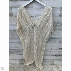 Swimwear Cover-up By Clothes Mentor In Cream, Size: Osfm
