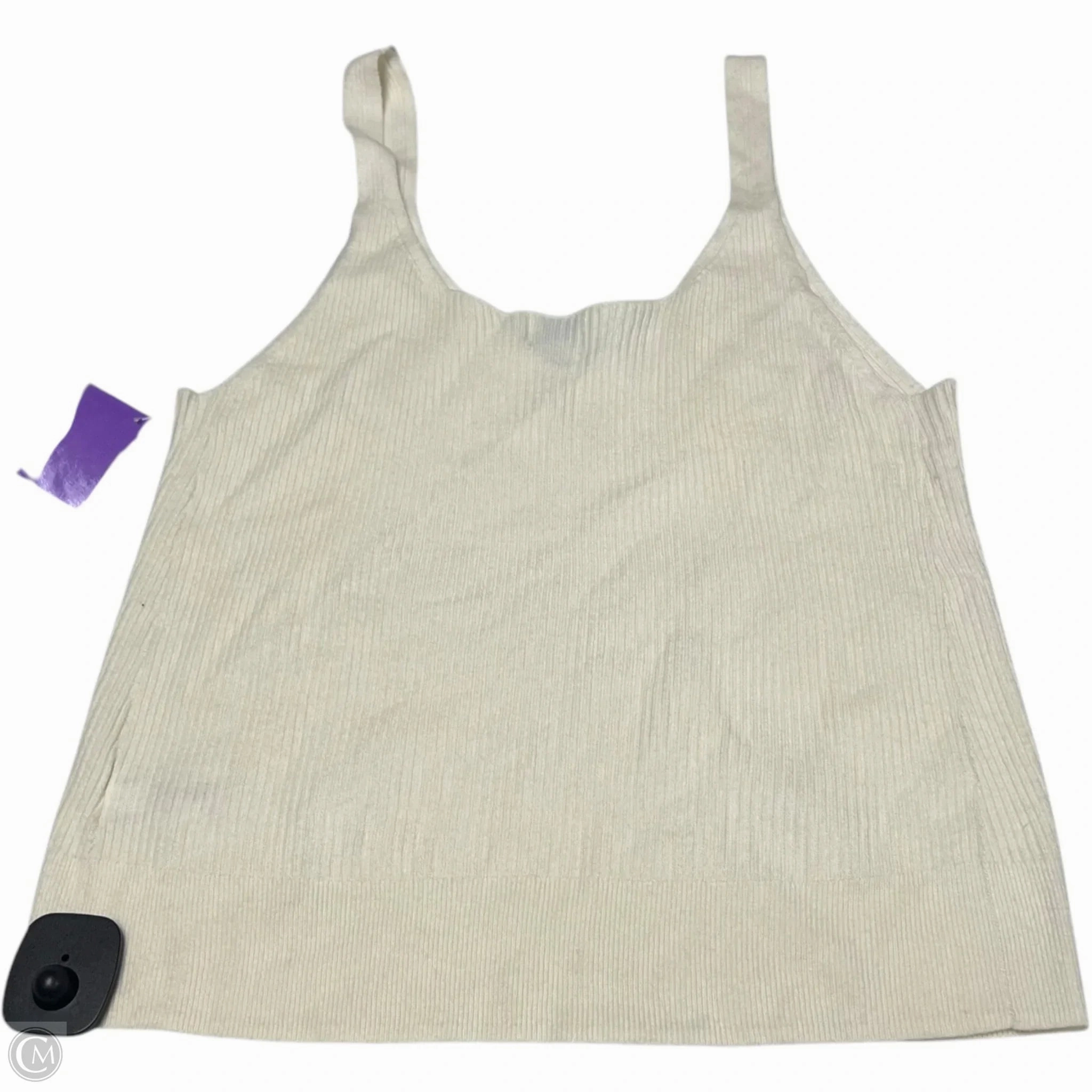 Tank Top By A New Day In Cream, Size: L