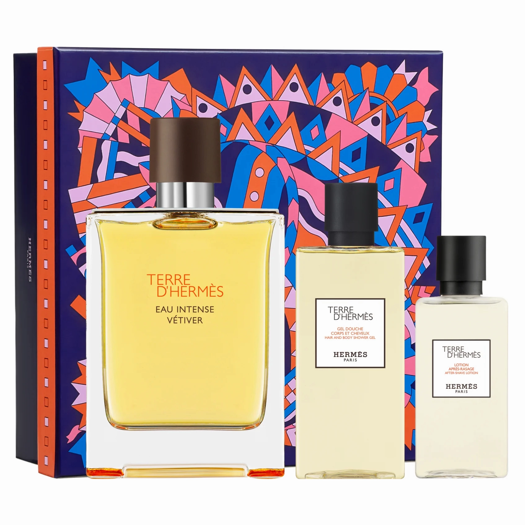 Terre D'Hermes Eau Intense Vetiver 100ml EDP 3pc Gift Set
