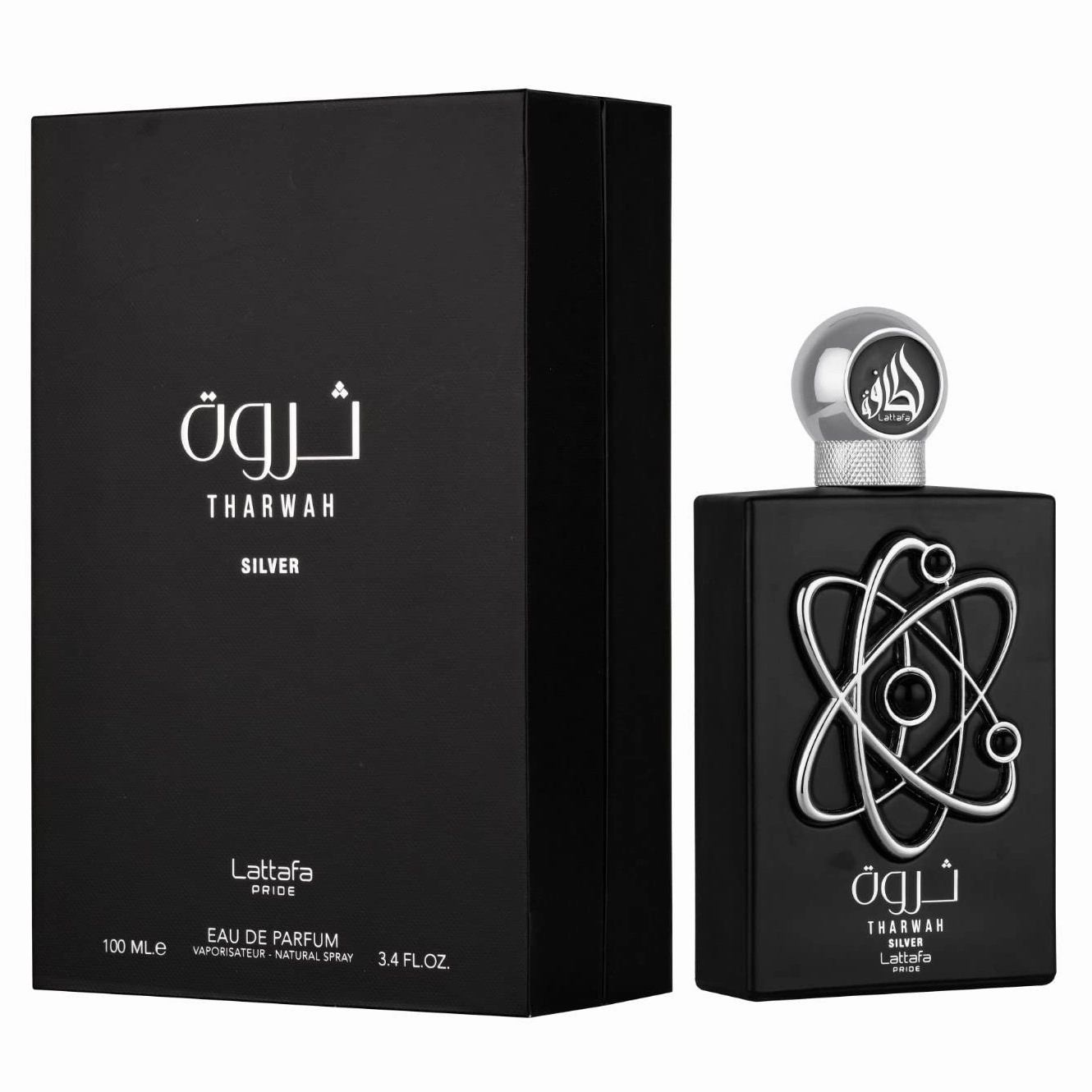 Tharwah Silver by Lattafa 100ml EDP