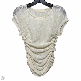 Top Short Sleeve By By Together In Cream, Size: S