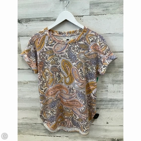 Top Short Sleeve By Cupio In Cream, Size: S