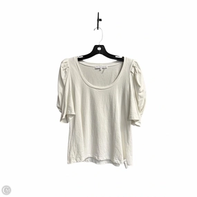 Top Short Sleeve By English Factory In Cream, Size: L