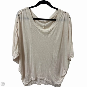 Top Short Sleeve By Splendid In Cream, Size: S