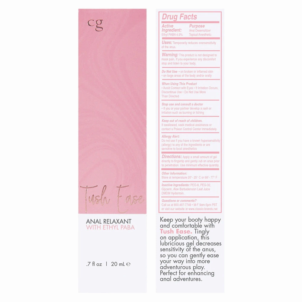 Tush Ease Desensitising Anal Relaxant Gel