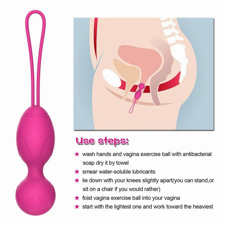 Vibrating Ben Wa Balls with Remote