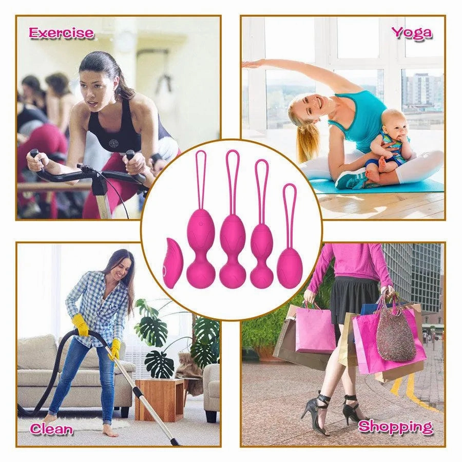Vibrating Ben Wa Balls with Remote