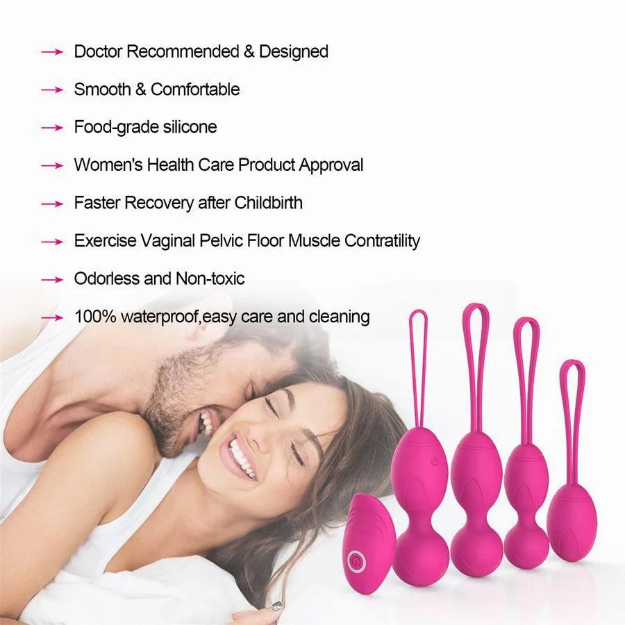 Vibrating Ben Wa Balls with Remote