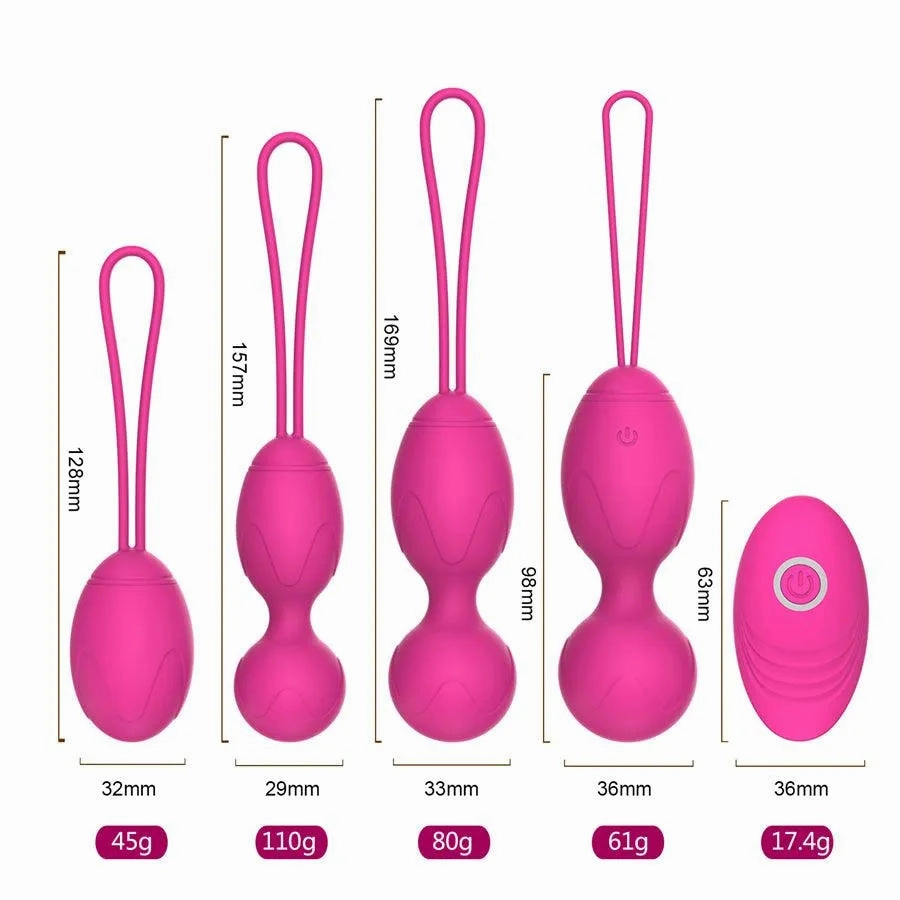 Vibrating Ben Wa Balls with Remote
