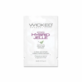 Wicked - Simply Hybrid Jelle Lubricant Sachet 3ml