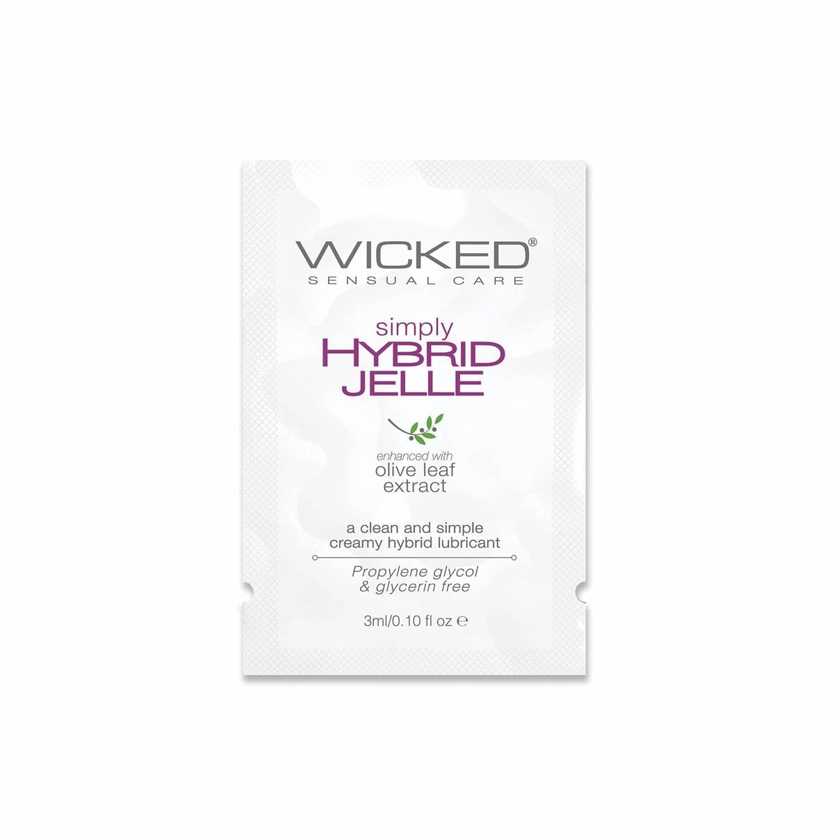 Wicked - Simply Hybrid Jelle Lubricant Sachet 3ml