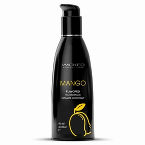 Wicked Aqua Flavoured Water-Based Lubricant - Mango